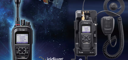 IC-SAT100 Radio Satelital PTT de Mano: Comunicación Inalámbrica Global Basada en Red Vía Satélites